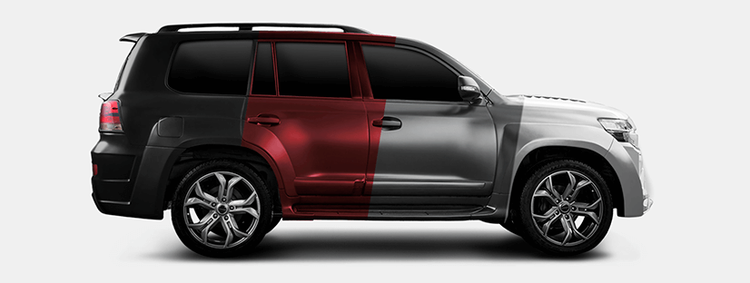Покраска toyota land cruiser 200